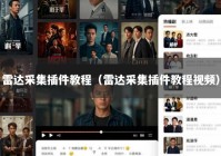 雷达采集插件教程（雷达采集插件教程视频）