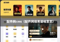 配件网cms（配件网络用语啥意思）