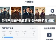 外域采集插件设置教程（外域采药路线图）