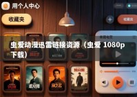 虫爱动漫迅雷链接资源（虫爱 1080p 下载）